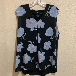 Worthington XL Floral Sleeveless Top